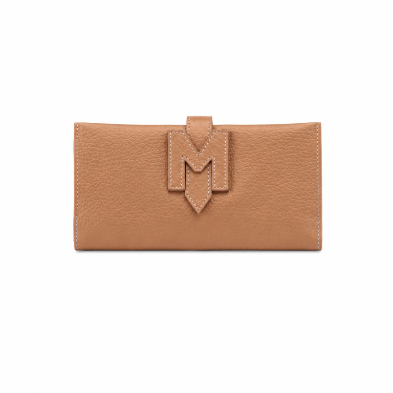 Mova | Organisateur Cuir Pliable – Fermoir Signature en M